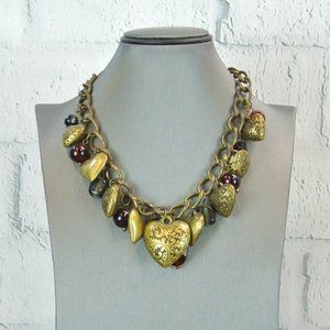 Bronze Heart Necklace
